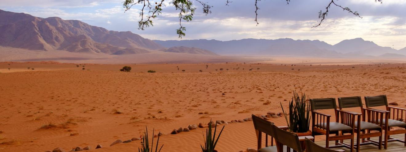 Wolwedans Dune Camp 360-degree views NamibRand Nature Reserve Namib Desert Namibia photography