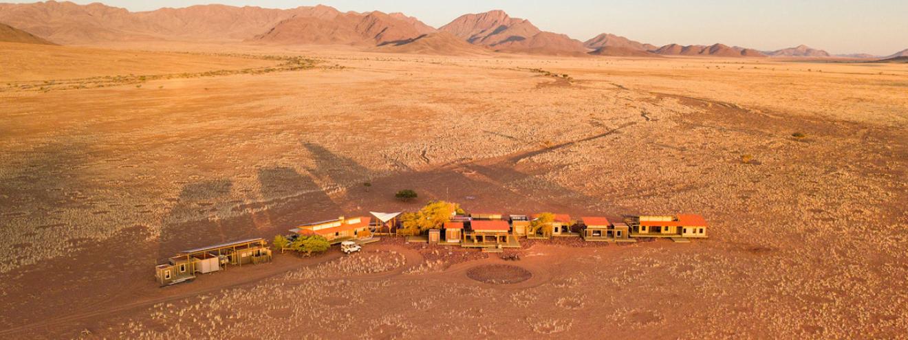 Wolwedans Plains Camp in the NamibRand Nature Reserve of Namibia