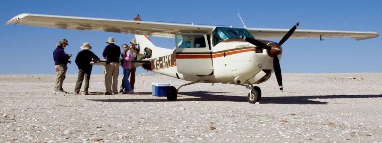 Skeleton Coast fly-in safari 4 days private tented camps Huab Hoarusib Kunene Namibia