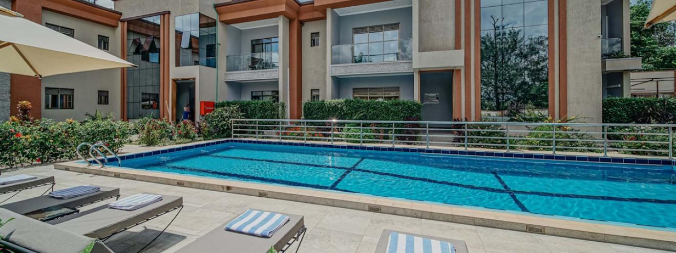 Heaven Boutique Hotel 28 rooms two properties residential street Kigali Rwanda 4-star