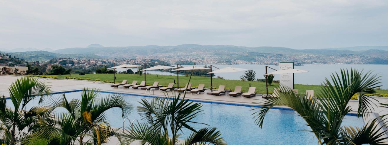 Mantis Kivu Marina Bay Hotel 79 rooms hilltop southern Lake Kivu Cyangugu DRC views Rwanda