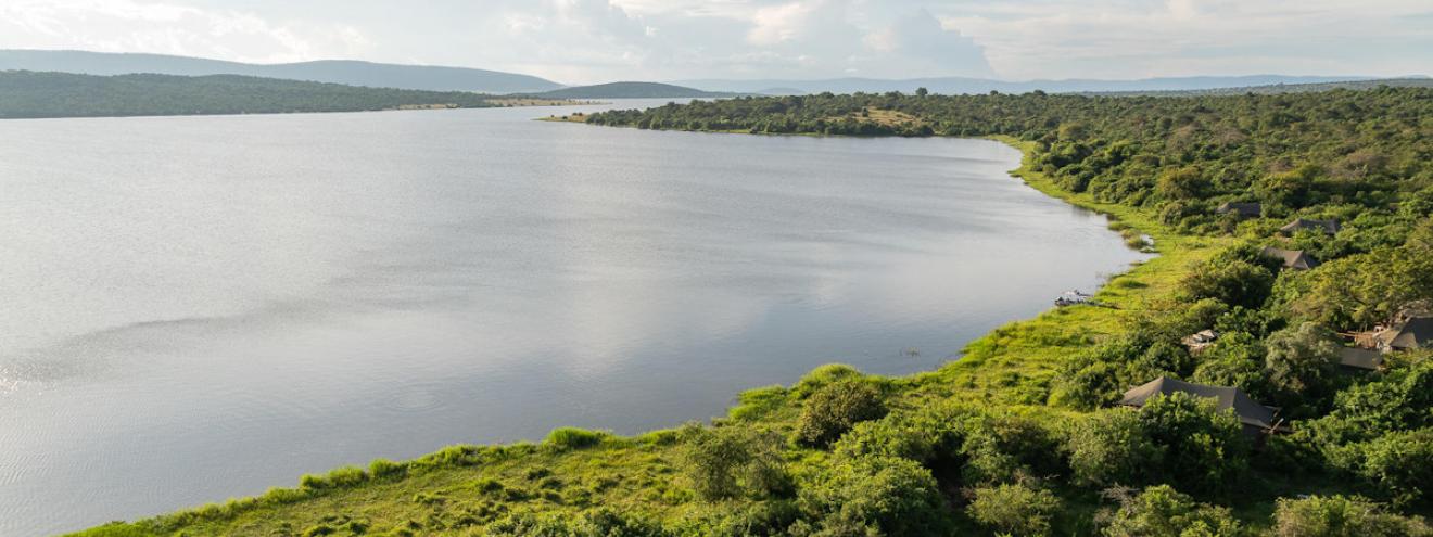 Wilderness Magashi 8 Meru tented suites Lake Rwanyakazinga northern Akagera Rwanda