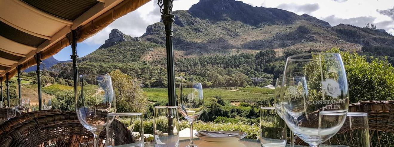 Constantia Glen boutique wine estate Constantia Nek slopes Cape Town South Africa