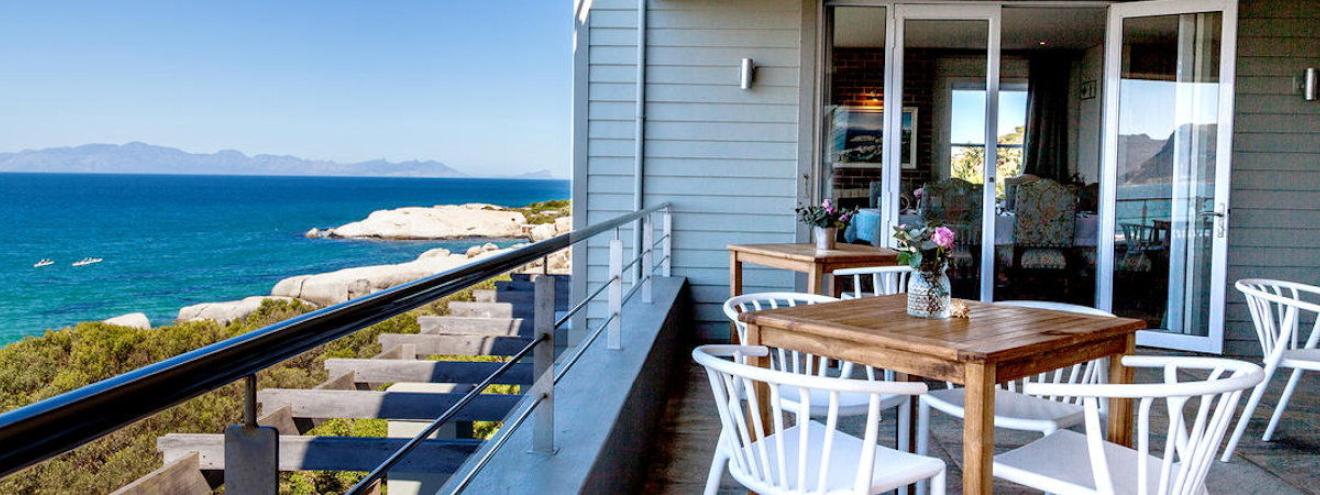Tintswalo Boulders boutique hotel Simon's Town ocean views Boulders Beach penguins Cape Peninsula