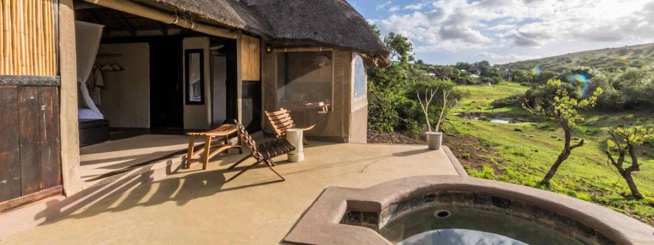 Amakhala Safari Lodge five-star thatched safari lodge Amakhala Private Game Reserve Eastern Cape