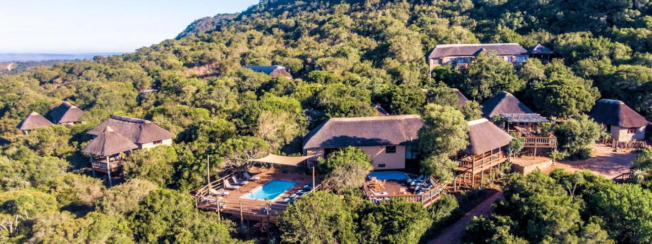 Amakhala Woodbury Lodge four-star safari lodge Bushman's River valley Amakhala Game Reserve Eastern Cape