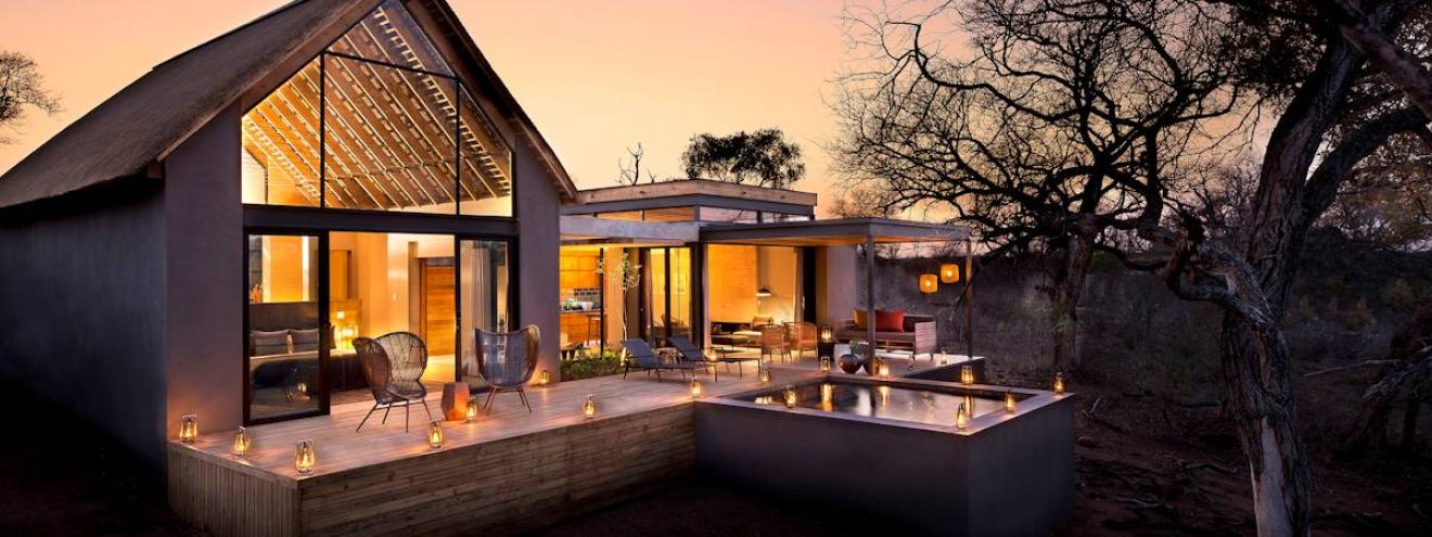 Lion Sands Ivory Lodge in the private Lion Sands Game Reserve