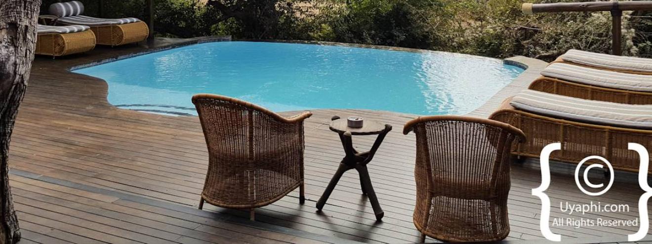 Tuningi Safari Lodge luxury thatched chalets Madikwe Game Reserve South Africa