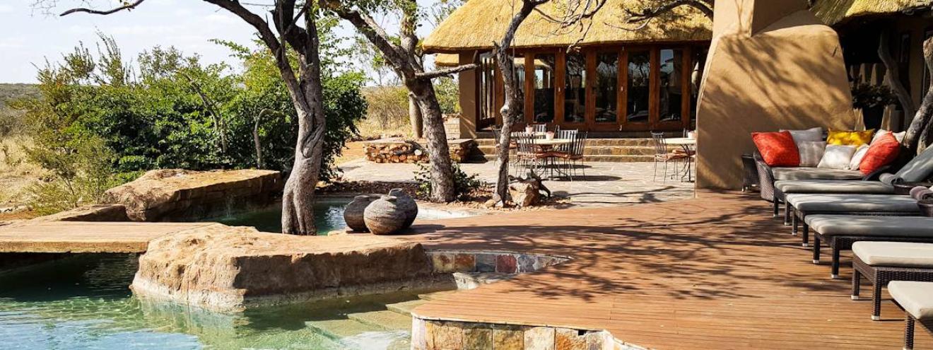 Rhulani Safari Lodge in the Rhulani Safari Lodge in the Madikwe Game Reserve, South Africa