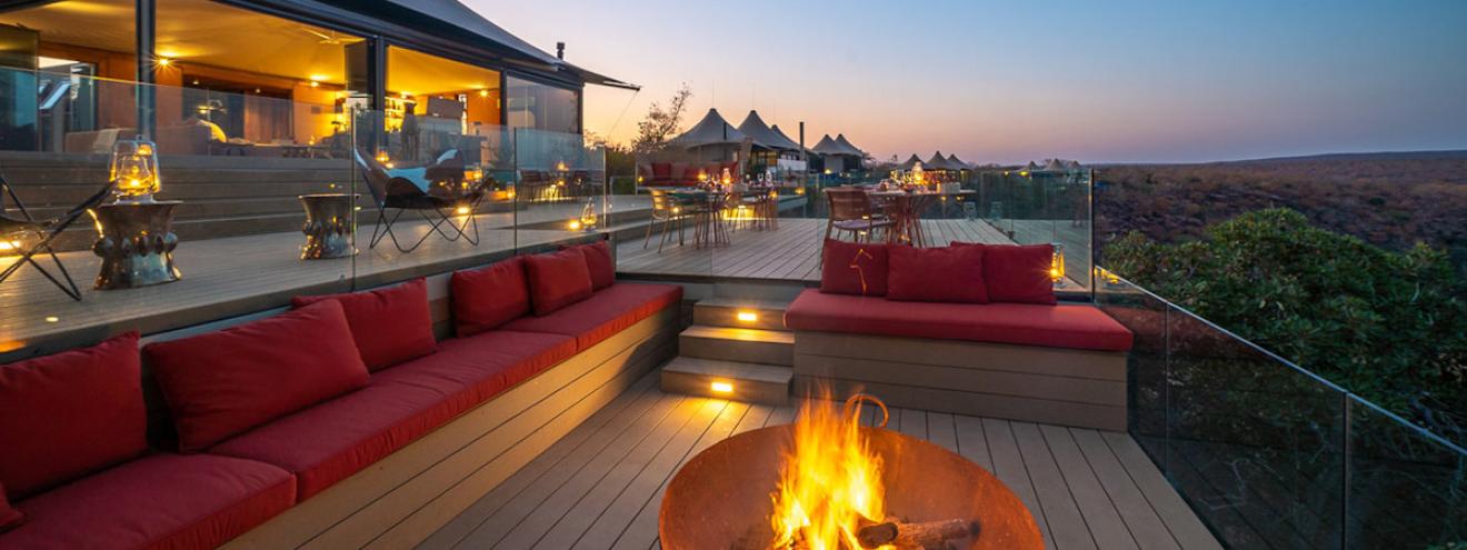 Lepogo Noka Camp within the private Lapalala Game Reserve, Waterberg