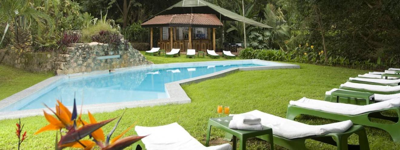 Dik Dik Hotel 26 rooms 8 hectares tropical gardens Mount Meru views Arusha Tanzania