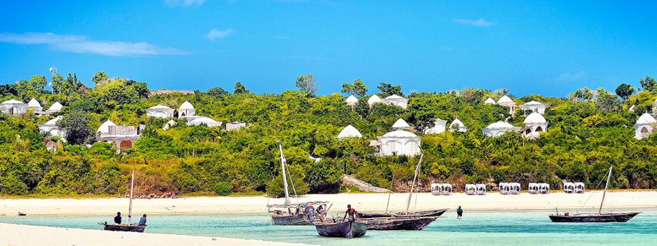 Kilindi Zanzibar 15 domed pavilion suites 50 acres northern Zanzibar Elewana Tanzania