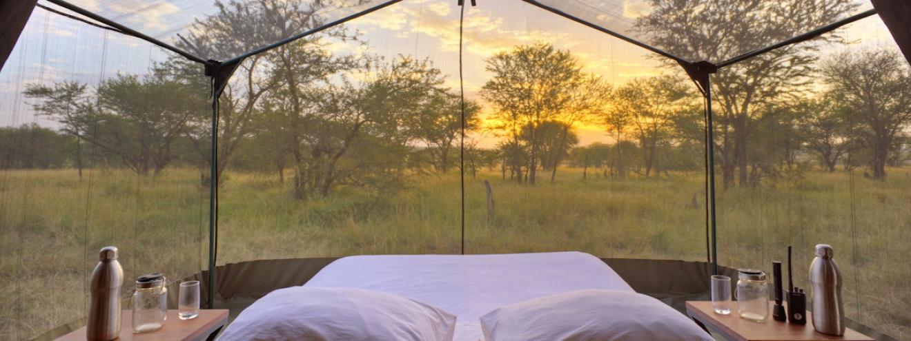 Olakira Migration Camp 9 stargazing tents Asilia Serengeti two-location seasonal Tanzania