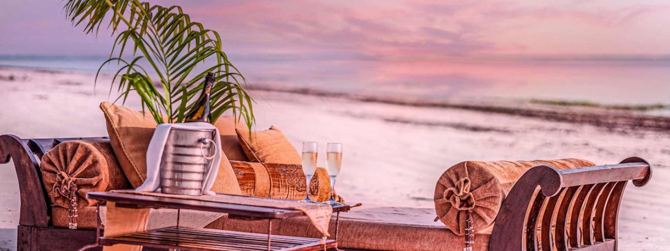 The Palms Zanzibar 6 villas Bwejuu beach Conde Nast top 30 beaches world Tanzania
