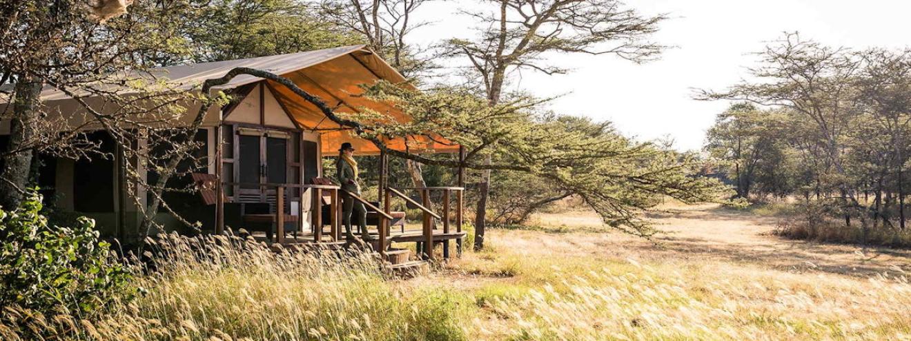 Sanctuary Kusini Camp 12 suites only permanent camp southern Serengeti granite kopjes Tanzania
