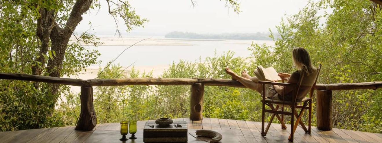 Sand Rivers Selous 8 rooms rocky peninsula Rufiji River Nomad Tanzania Selous Tanzania
