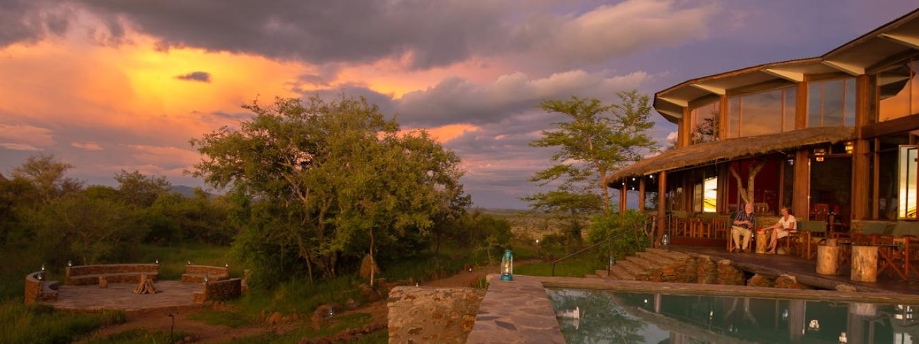 Serengeti Simba Lodge 21 tented stone suites Ikona Wildlife Management Area Tanzania