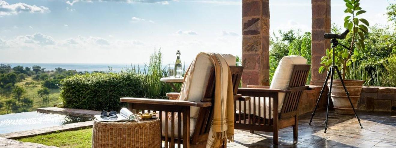 Singita Sasakwa Lodge 10 cottages Edwardian manor Sasakwa Hill 340000 acres Grumeti Tanzania