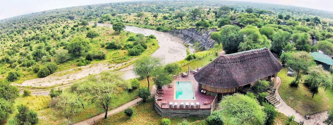 Mbali Mbali Tarangire River Camp 21 tented suites private concession 3.5km entrance Tanzania