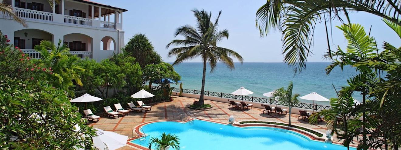 Zanzibar Serena Hotel 51 rooms Stone Town seafront UNESCO Zanzibar channel Tanzania