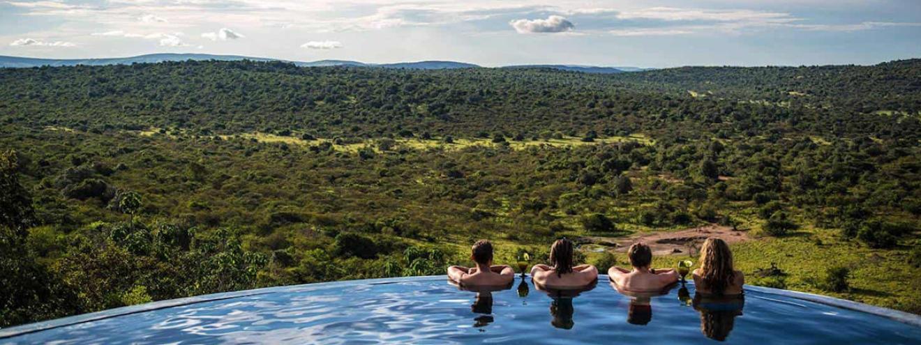 Mihingo Lodge 12 tented suites rocky kopje granite family-owned Lake Mburo National Park Uganda