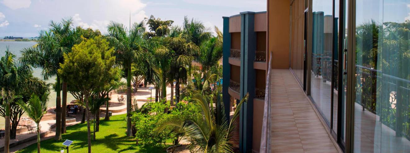 Protea Hotel Entebbe 86 rooms Lake Victoria shores 1km Entebbe International Airport Uganda