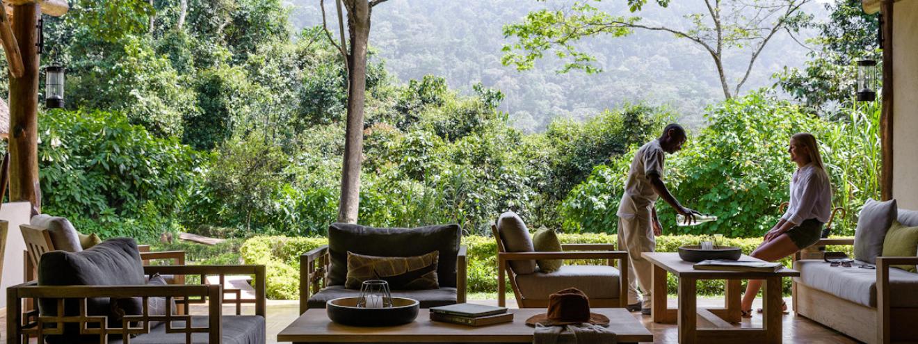 Sanctuary Gorilla Forest Camp 10 luxury tents remote Bwindi Impenetrable Uganda