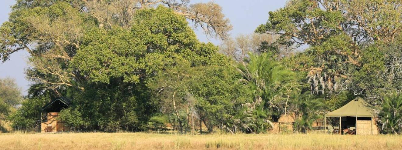 Busanga Bush Camp 4 tented suites Busanga Plains 720km² Kafue National Park Zambia Wilderness