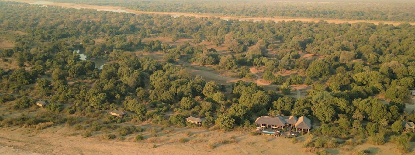 Chikunto Safari Lodge luxury elevated tented suites with panoramic views of South Luangwa National Park