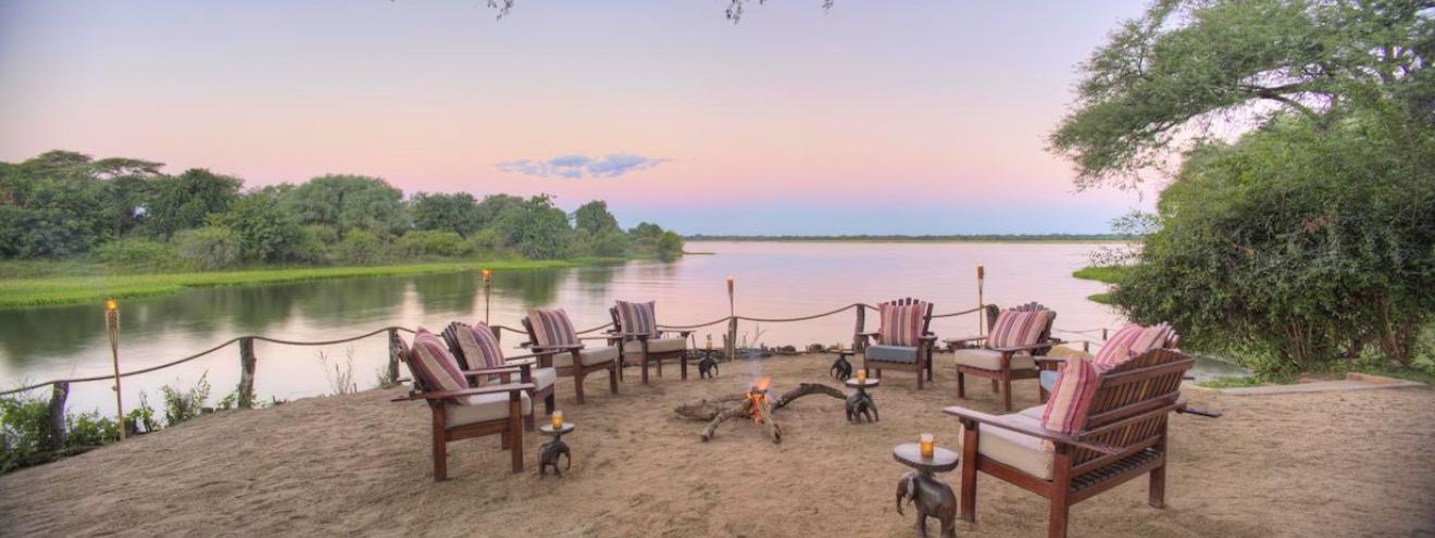 Chongwe River Camp 8 Mulati tented suites Chongwe Zambezi confluence Mana Pools views Zambia