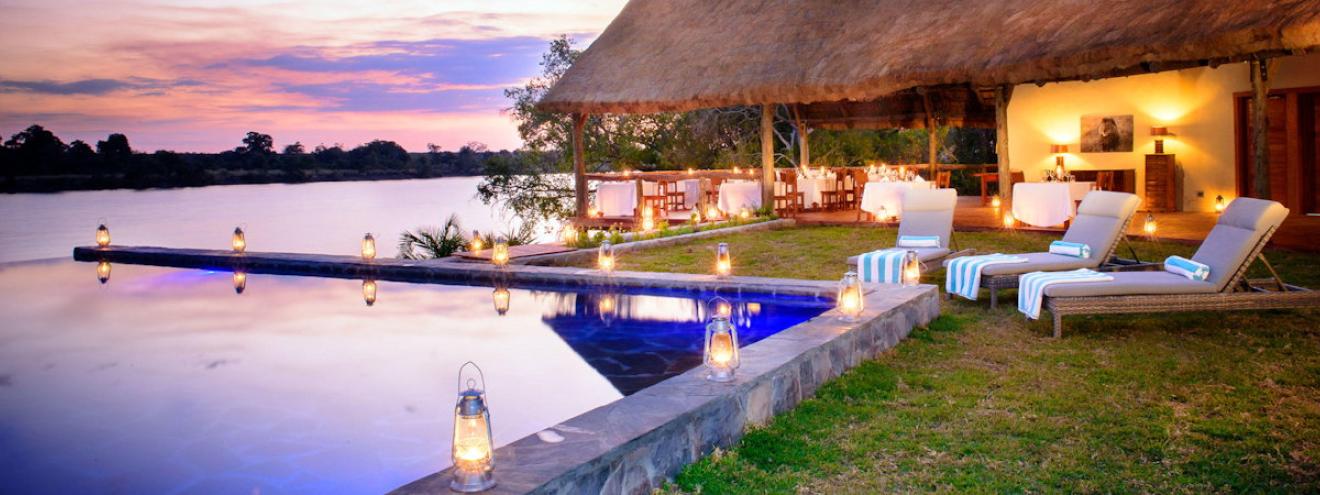 Ila Safari Lodge 10 tented suites eco-luxury Green Safaris Kafue River Kafue National Park Zambia