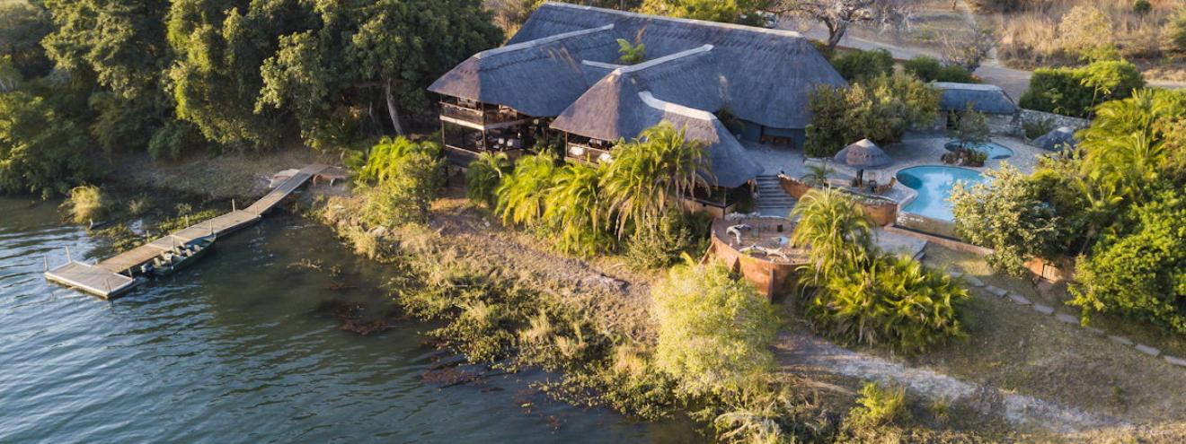 Mukambi Safari Lodge 14 chalets suites Kafue River central Kafue National Park Zambia
