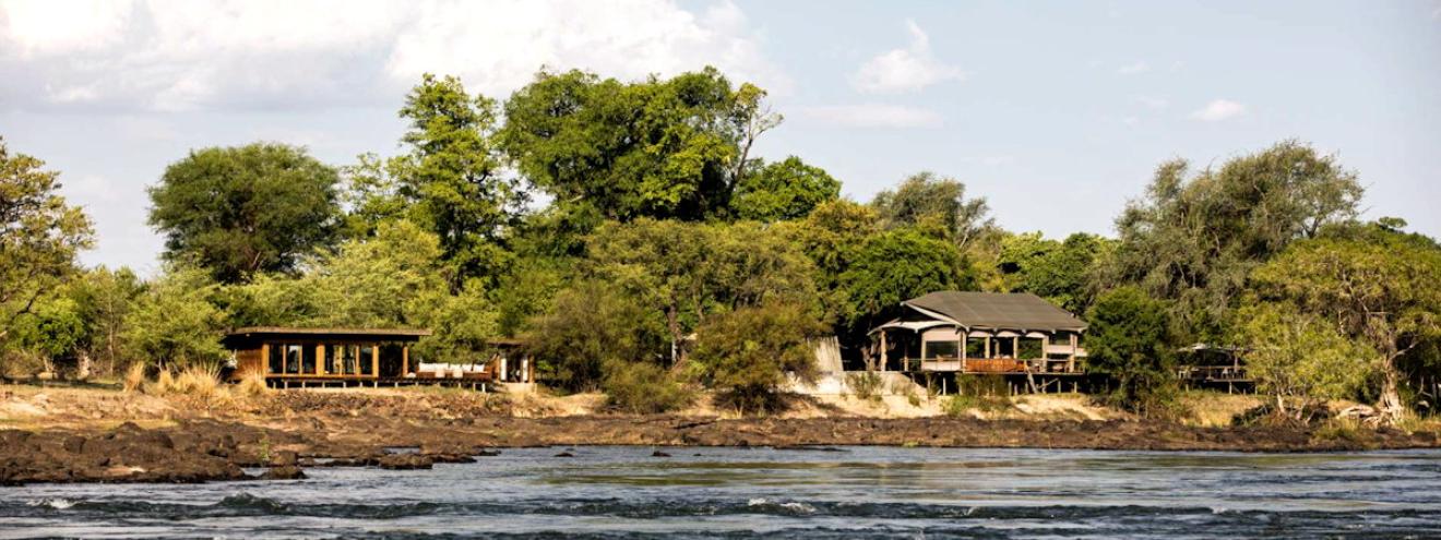 Toka Leya Camp 12 tented suites Mosi-oa-Tunya National Park 12km Victoria Falls Zambia