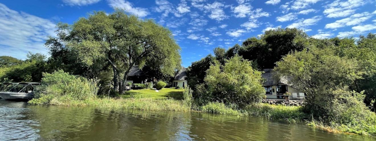 Waterberry Zambezi Lodge 7 thatched cottages personalised service Zambezi River Zambia
