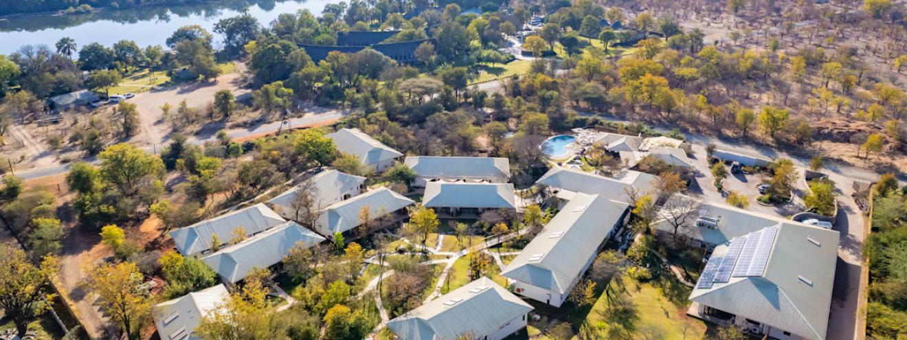Insika Lodge 40 rooms safari hotel mopane woodland Victoria Falls Zimbabwe