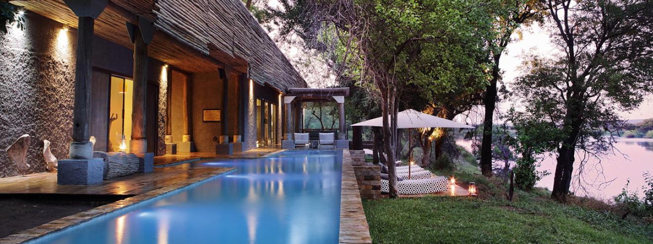Matetsi Victoria Falls 22 suites 15km private Zambezi frontage 40km upriver Zimbabwe