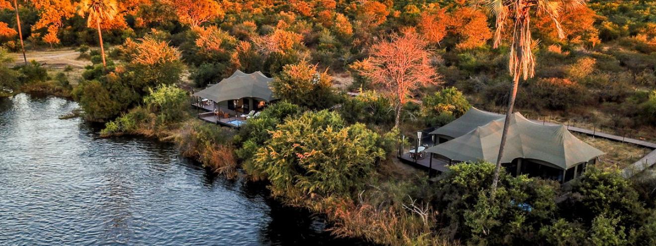Old Drift Lodge 14 suites Zambezi National Park 7km upstream Victoria Falls Zimbabwe