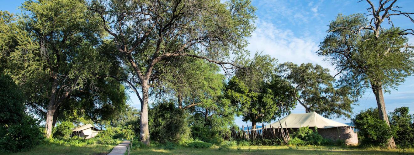 Tembo Plains Camp 4 luxury tented suites private plunge pool Sapi Reserve Mana Pools Zimbabwe
