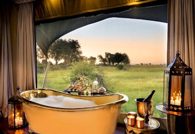 Duba Plains Camp Best bath