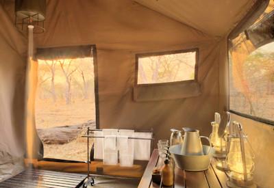 En-suite bathroom with steaming hot bucket shower
