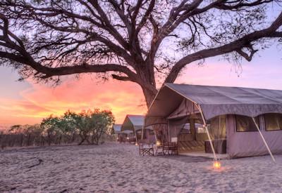 &Beyond mobile tented camp in the Chobe National Park