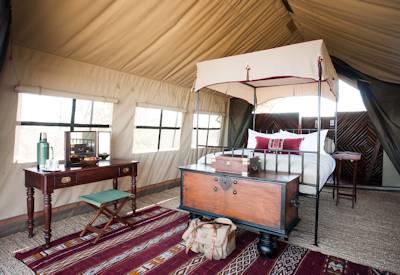 En-suite tented bedrooms
