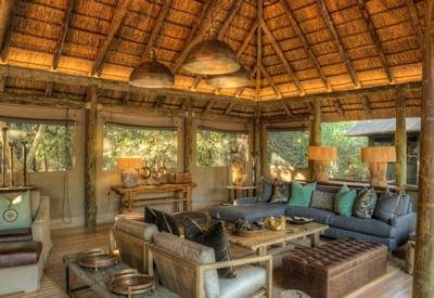 Camp's central lounge area