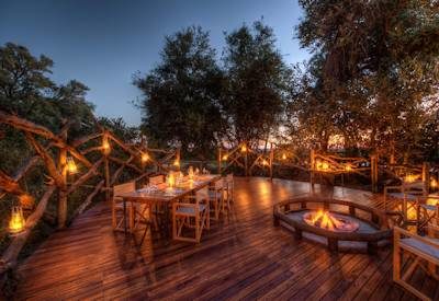 Outdoor dining experience