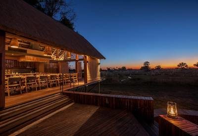 Sunset over the Chitabe concession area