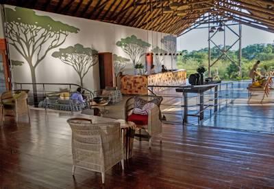 Lounge area at Bush Lodge