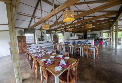 Chobe Elephant dining area