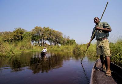 Mekoro safaris and adventures in the Okavango