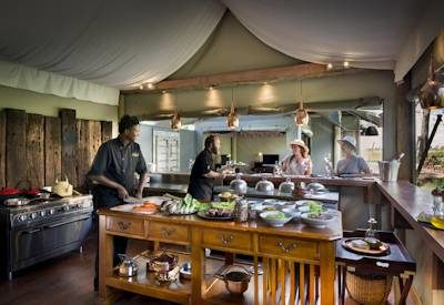 Open and interactive kitchen