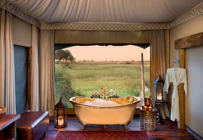 Wildlife connoisseur's getaway with a luxurious bath